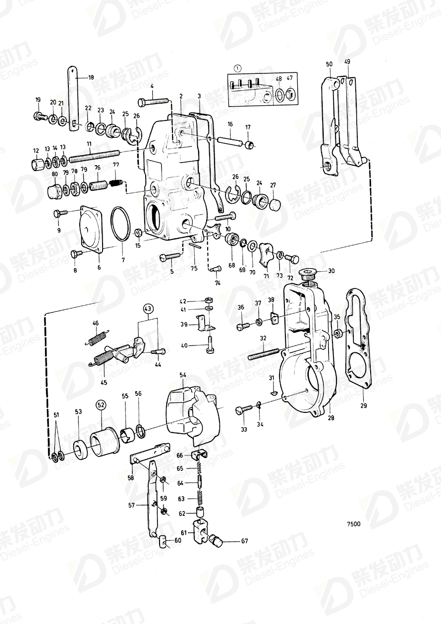 VOLVO Cover 846187 Drawing